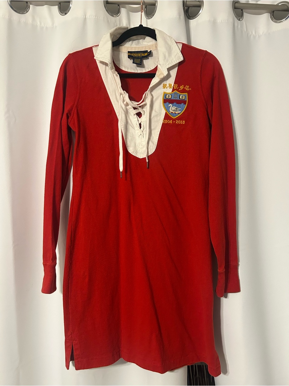 Rugby Ralph Lauren Rugby Red and White Polo Dress